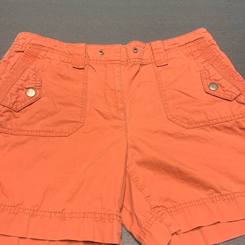 Ann Taylor loft shorts women’s 4 salmon cotton pockets ladies casual